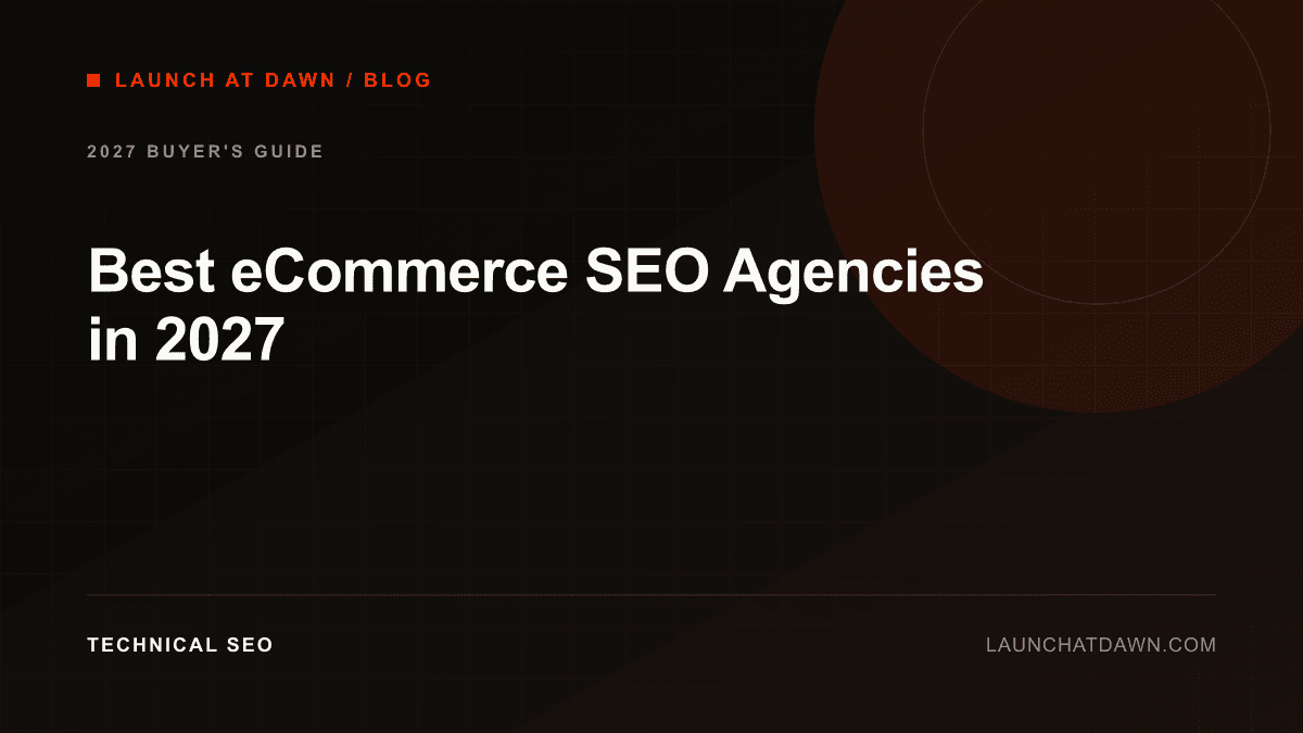 Best eCommerce SEO Agencies in 2027