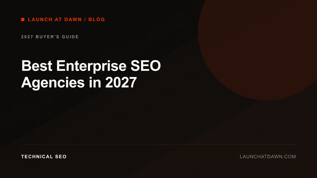Best Enterprise SEO Agencies in 2027