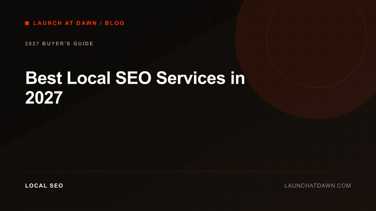 Best Local SEO Services in 2027