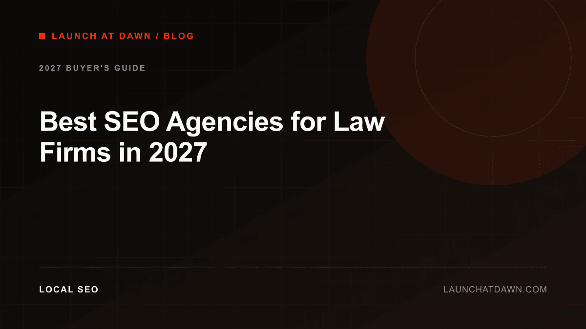 Best SEO Agencies for Law Firms in 2027
