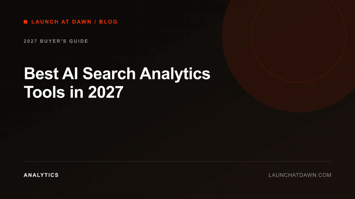 Best AI Search Analytics Tools in 2027